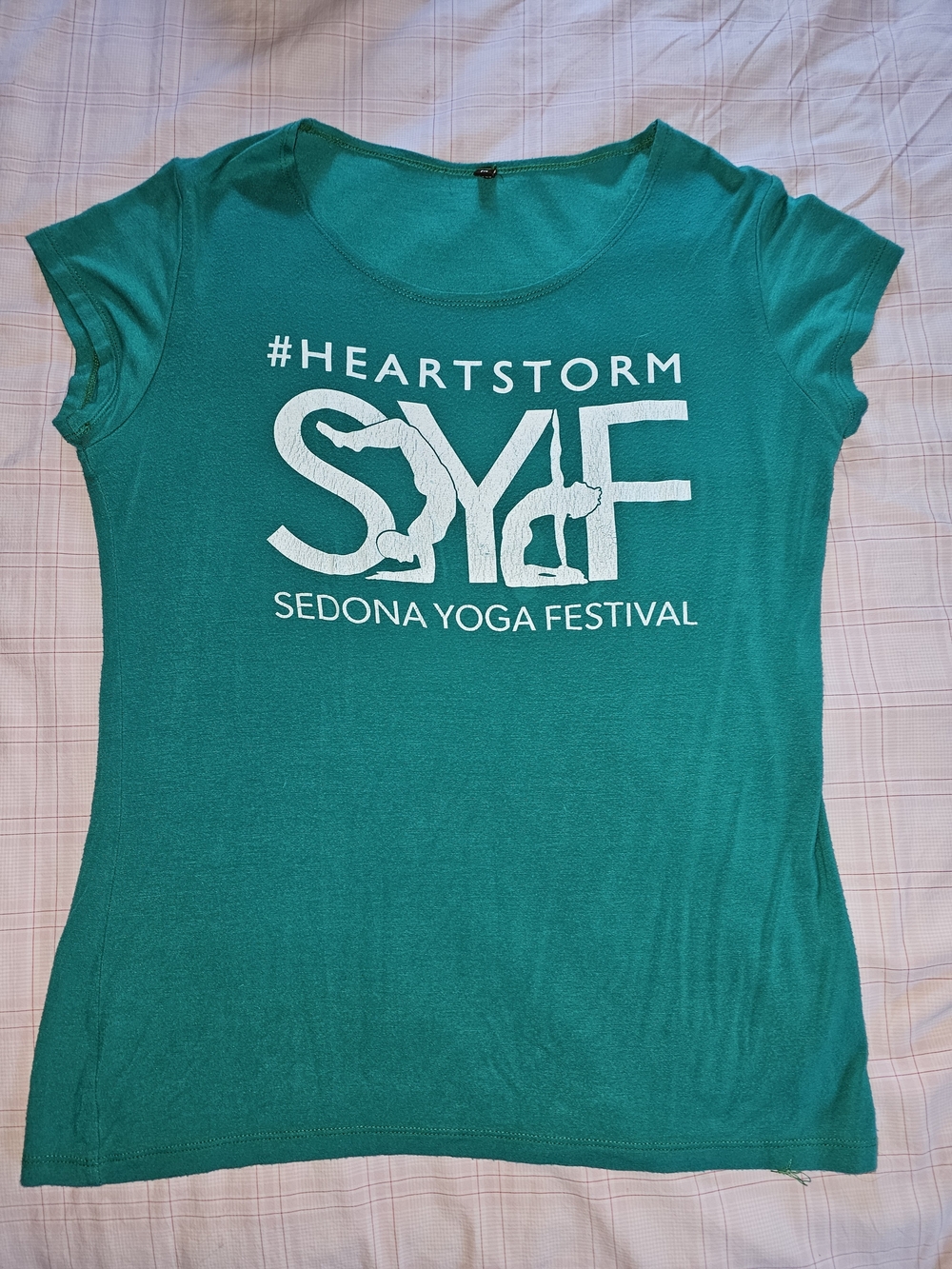 Sedona Yoga Festival Teal Short-Sleeve Graphic Tee